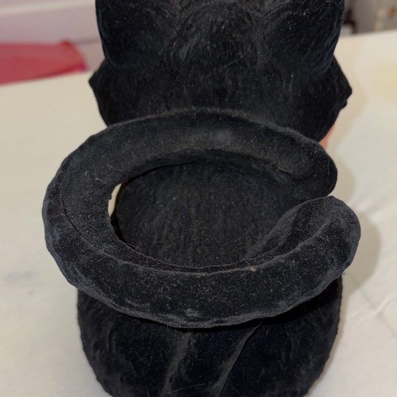 Bath & Body Works candle holder Black Cat Figurine with Orange Bow 2025 NWT - Picture 3 of 5